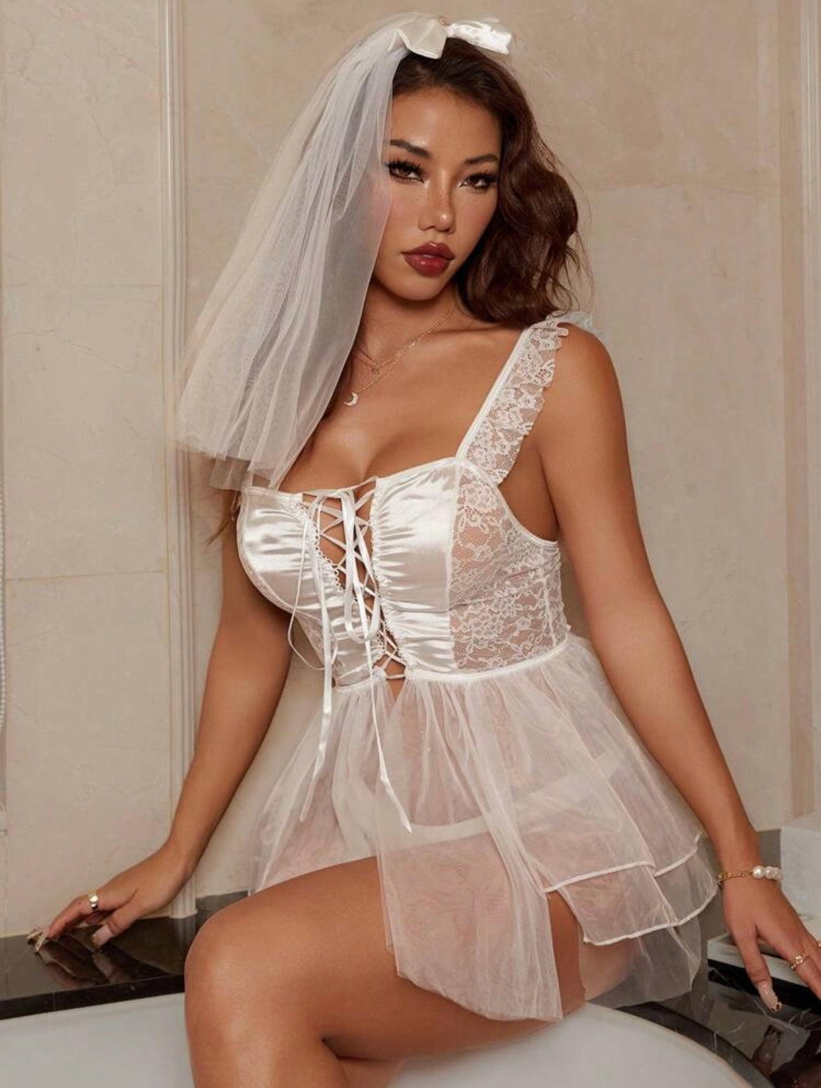 The Ivory Vow Bridal Set