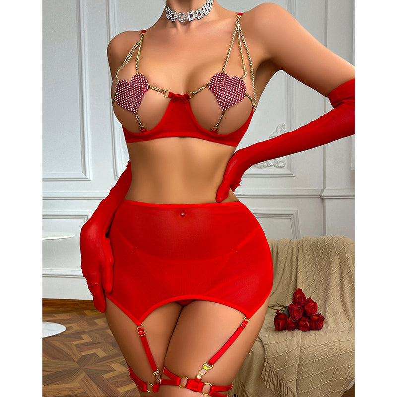 Diamond Fantasy Chain Lingerie Set – Luxe Edition