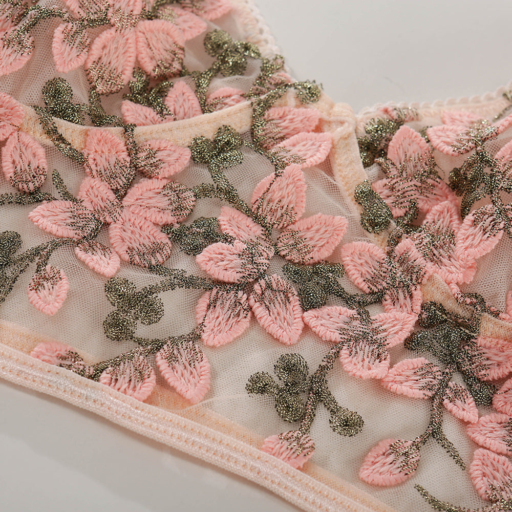 Blush Blossom Lace Set
