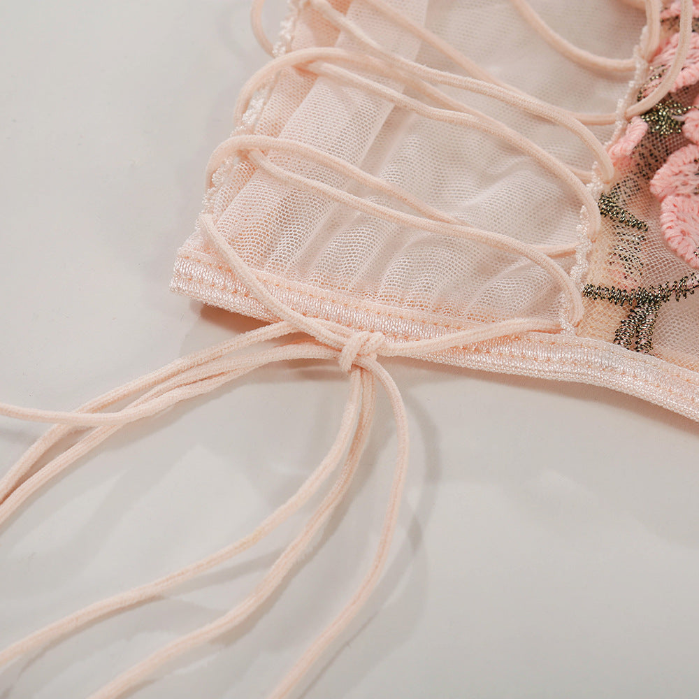 Blush Blossom Lace Set
