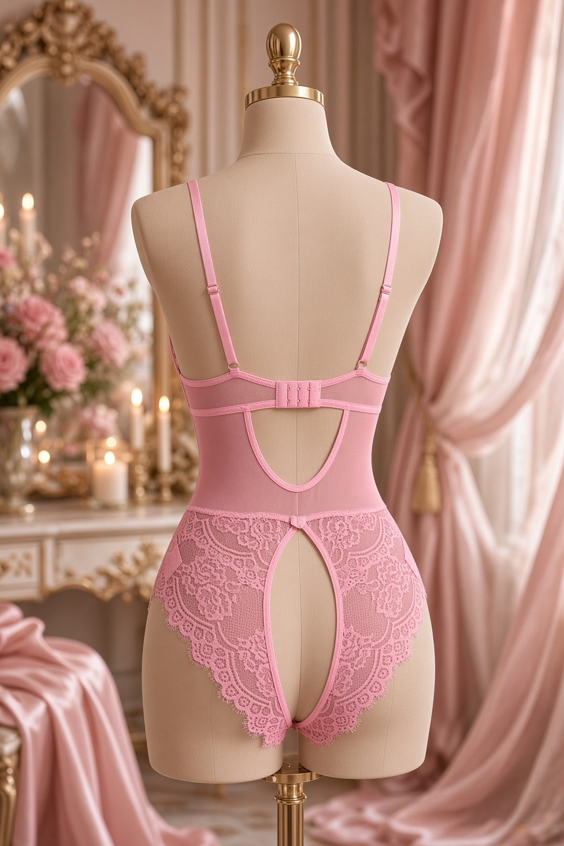 Pink Crush Lace Bodysuit